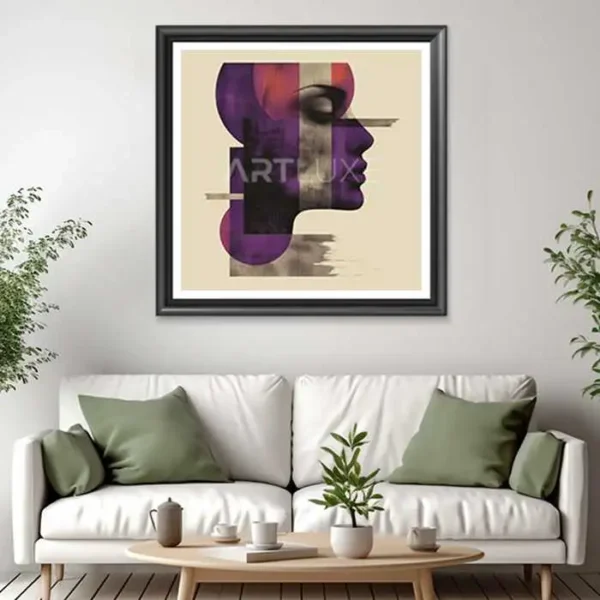 visage de femme avec une cigarette dans la bouche